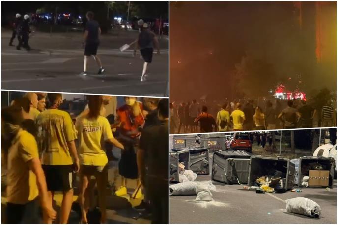 Pokušaj državnog udara: Stravično nasilje blokadera u Novom Sadu i Beogradu: Tukli policiju i pristalice SNS, čovjeka mučki šutirali na ulici