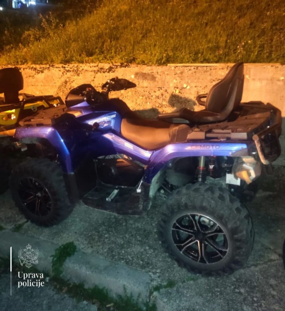 Trebinjac prešao granicu BiH i Crne Gore na četvorotočkašu bez tablica, nije imao ni dokumenata