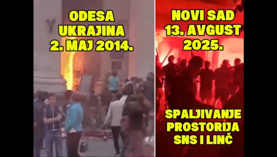 Pokušano masovno ubistvo naprednjaka po uzoru na Odesu 2014: Da li će Srbija dopustiti blokaderima da je pretvore u Ukrajinu?