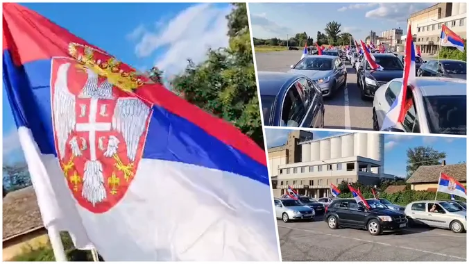 Građani protiv blokada širom Srbije! Vijore se trobojke, građani žele mir i svoju zemlju!