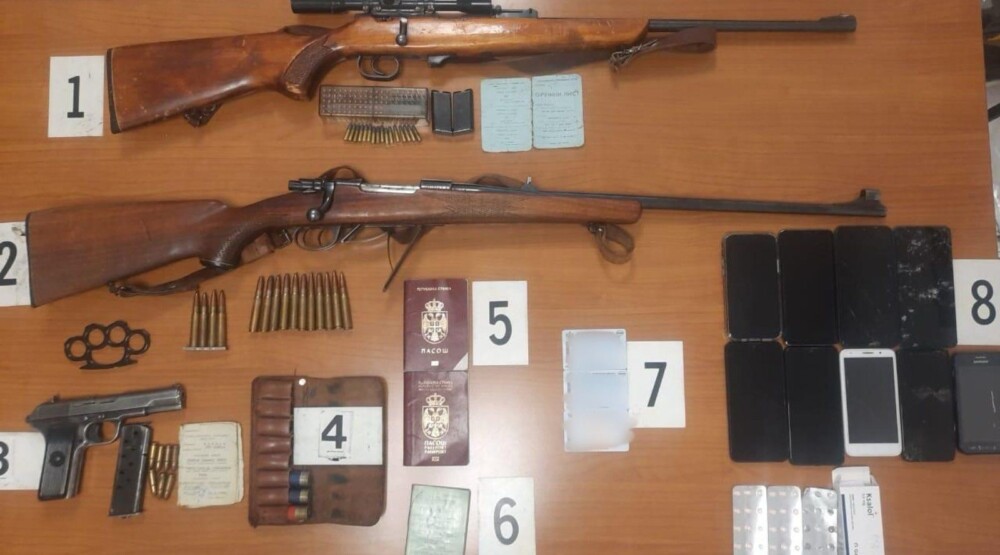 Rožaje: Policija zaplijenila oružje, municiju, vozila, tablete i bodeže
