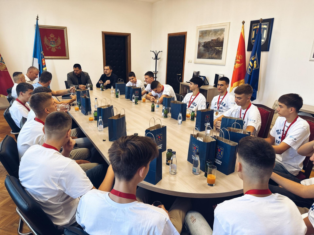 Predsjednik Opštine Nikšić priredio prijem za kadete Sutjeske