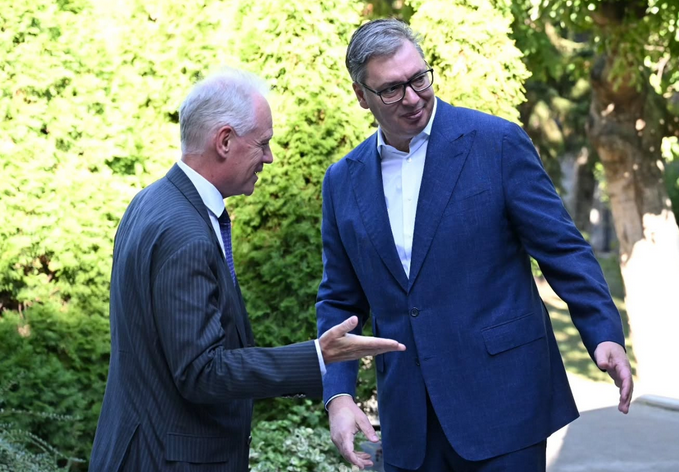 Vučić sa Kopmanom: Dobar razgovor o aktuelnim dešavanjima u Srbiji i regionu