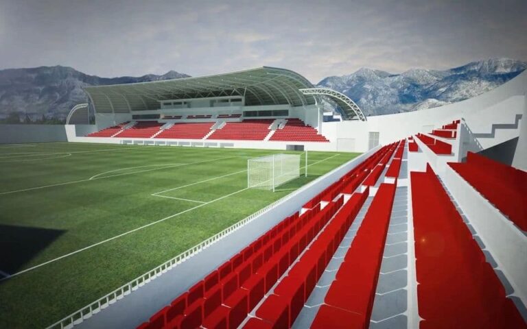 Otvaranje Gradskog stadiona na Cetinju u novembru