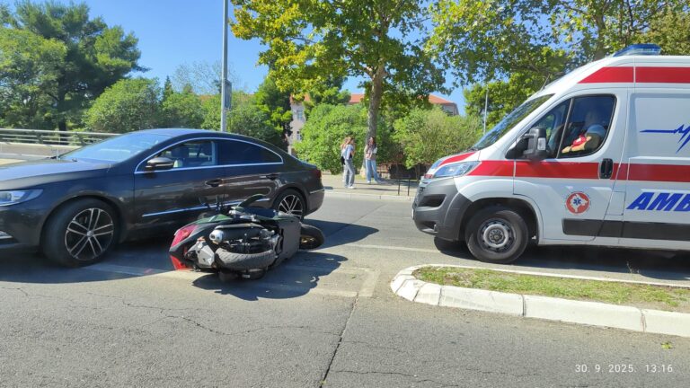 Oboren vozač skutera kod Gintaša