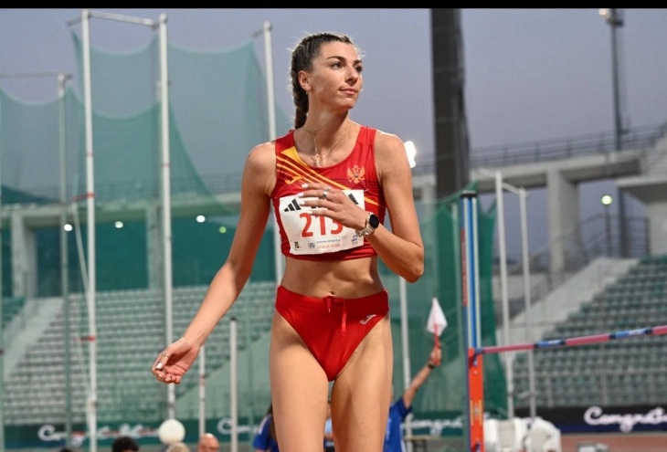 Marija Vuković postavila novi crnogorski rekord: Preskočila 198 centimetara i osvojila zlato u Atini