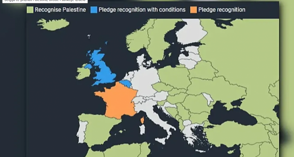 Belgija će priznati Palestinu, uvode i sankcije Izraelu