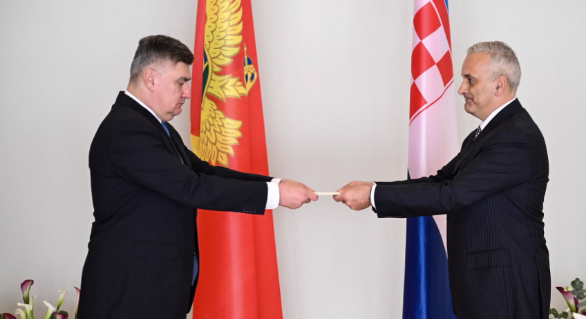 Ambasadori Crne Gore u Francuskoj i Hrvatskoj predali akreditivna pisma