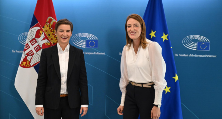 Brnabić sa predsjednicom Evropskog parlamenta: Razgovaraćemo sa svima koje zanima kakva je situacija u Srbiji i šta smo proživjeli 10 mjeseci