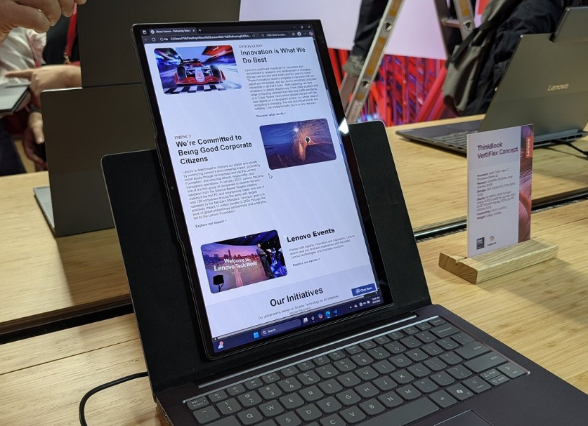 Lenovo prikazao laptop sa rotirajućim ekranom