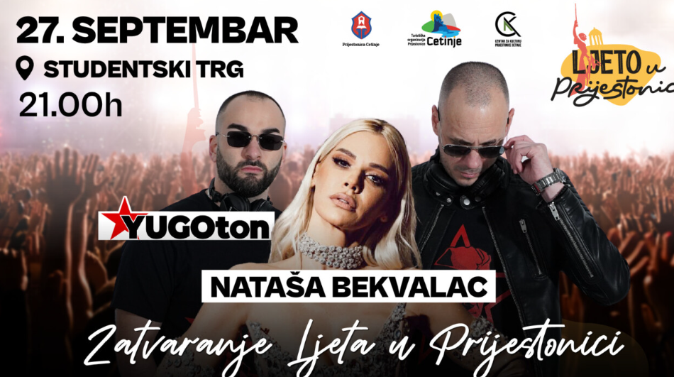 Nataša Bekvalac i Yugoton zatvaraju “Ljeto u Prijestonici”