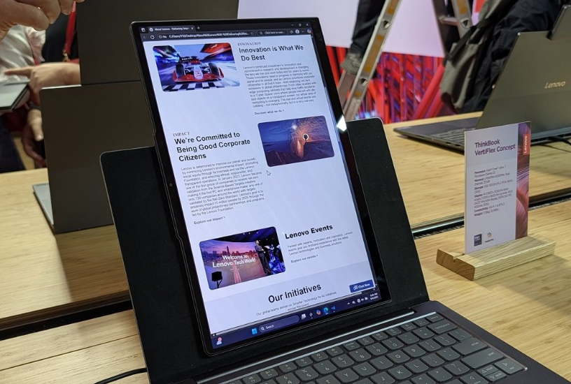 Lenovo prikazao laptop sa rotirajućim ekranom