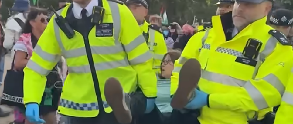 Britranski režim hapsi građane: Više od 400 ljudi odvela policija poslije protesta u Londonu