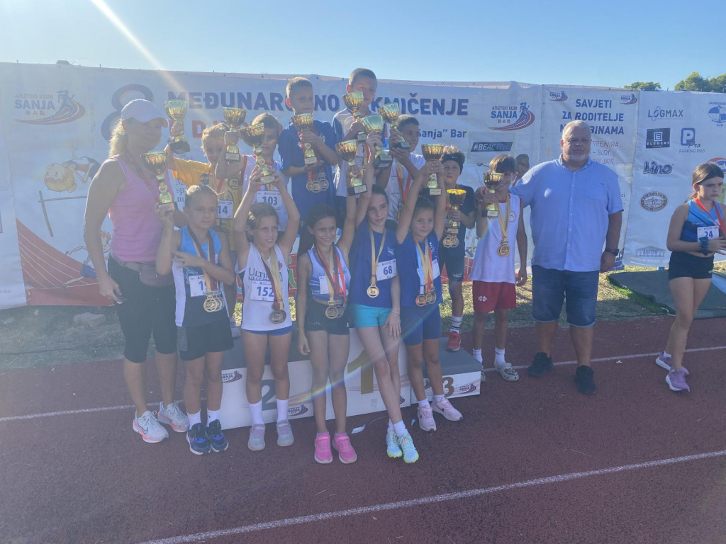 Međunarodno takmičenje u Dječijoj atletici održano u Baru