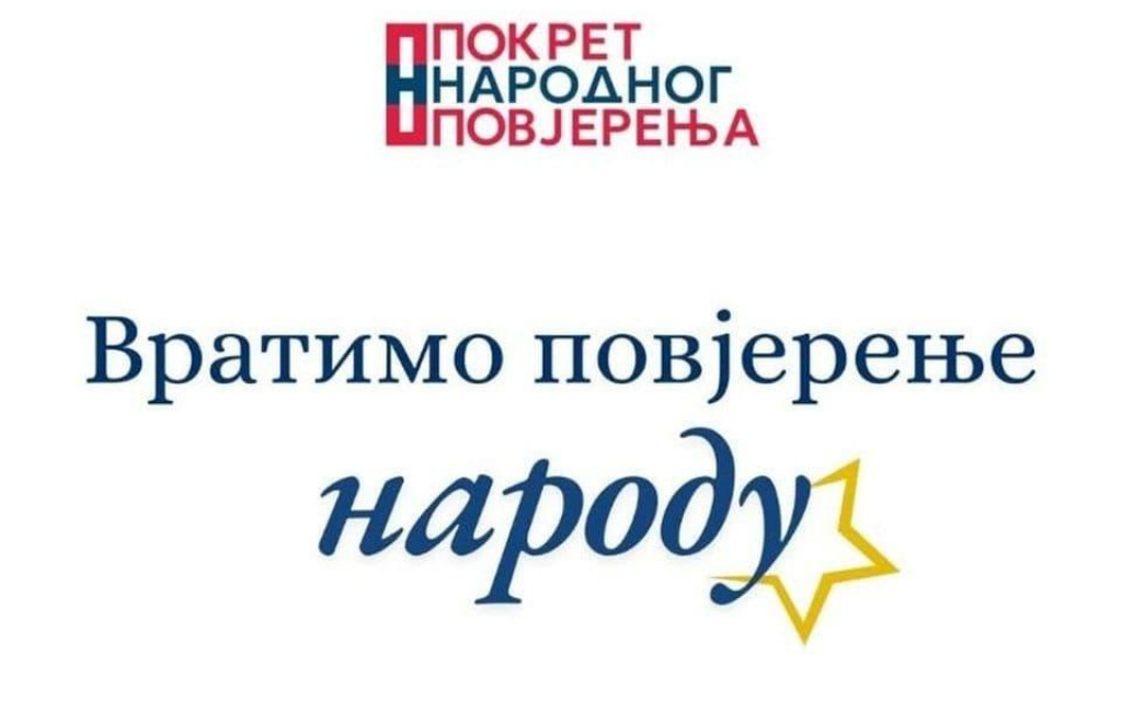 Šćekić predstavio logo i program „Pokreta narodnog povjerenja“