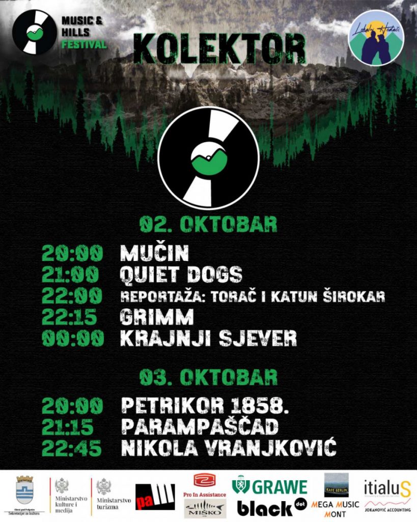 Drugo izdanje MUSIC & HILLS festivala – četvrtak 02.10. i petak 03.10
