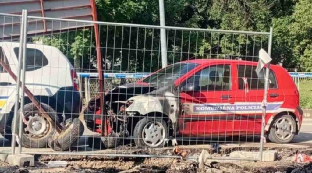Uhapšeni vozači u Opštini Pljevlja i komunalni policajac: Osumnjičeni da su zapalili automobil Komunalne policije