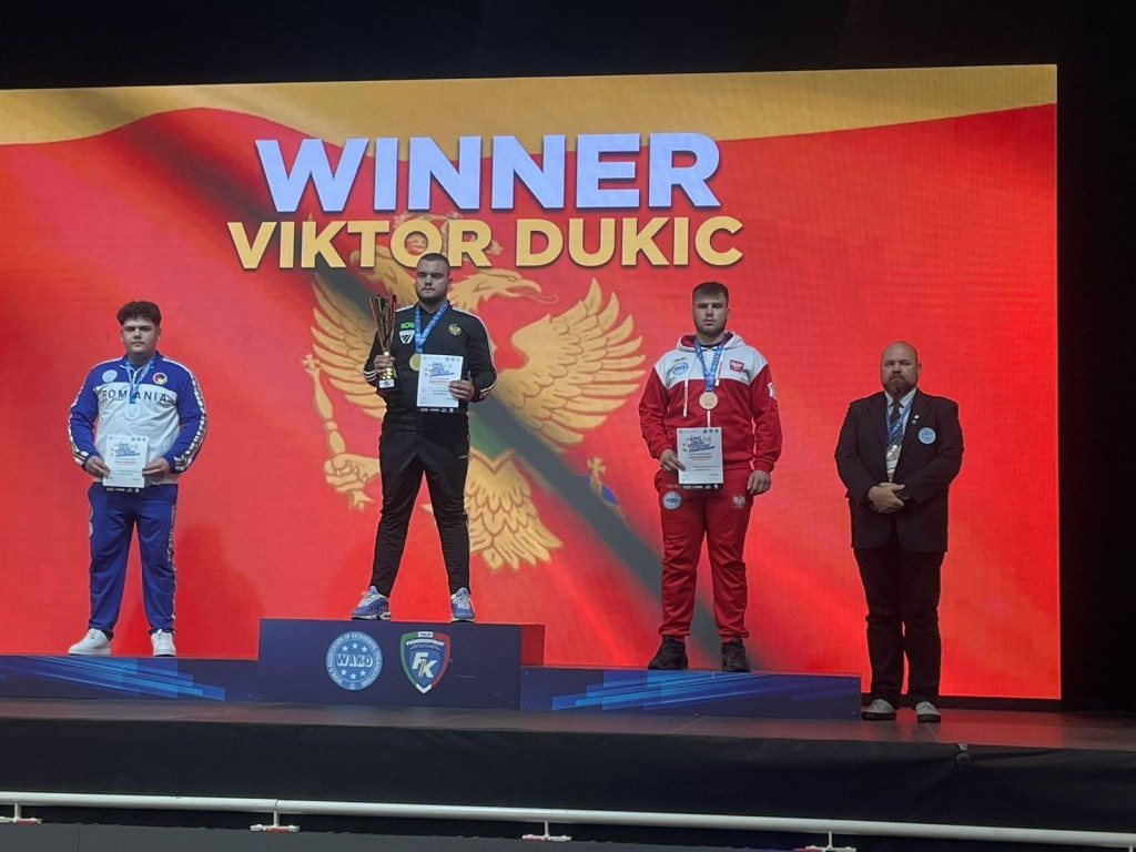 Viktor Dukić prvak Evrope u kik boksu