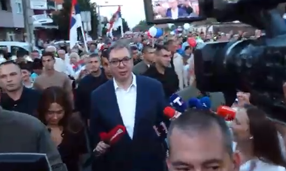 Vučić iz Borče: Biće još mnogo pritisaka i napada na našu zemlju, ali kada smo ujedinjeni možemo sve da prevaziđemo!