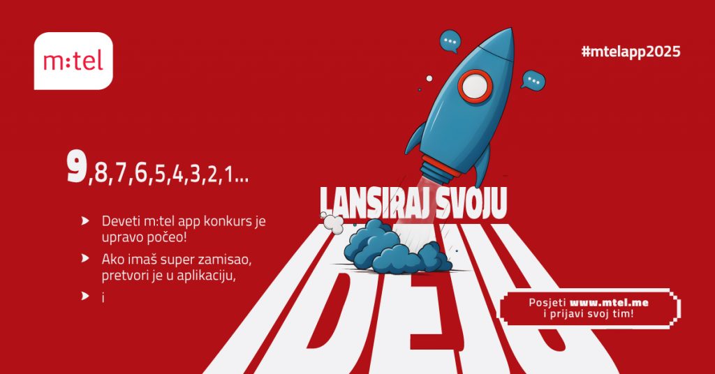 Počeo deveti MTEL APP konkurs za srednjoškolce: Lansiraj svoju ideju i napravi razliku u digitalnom svijetu!