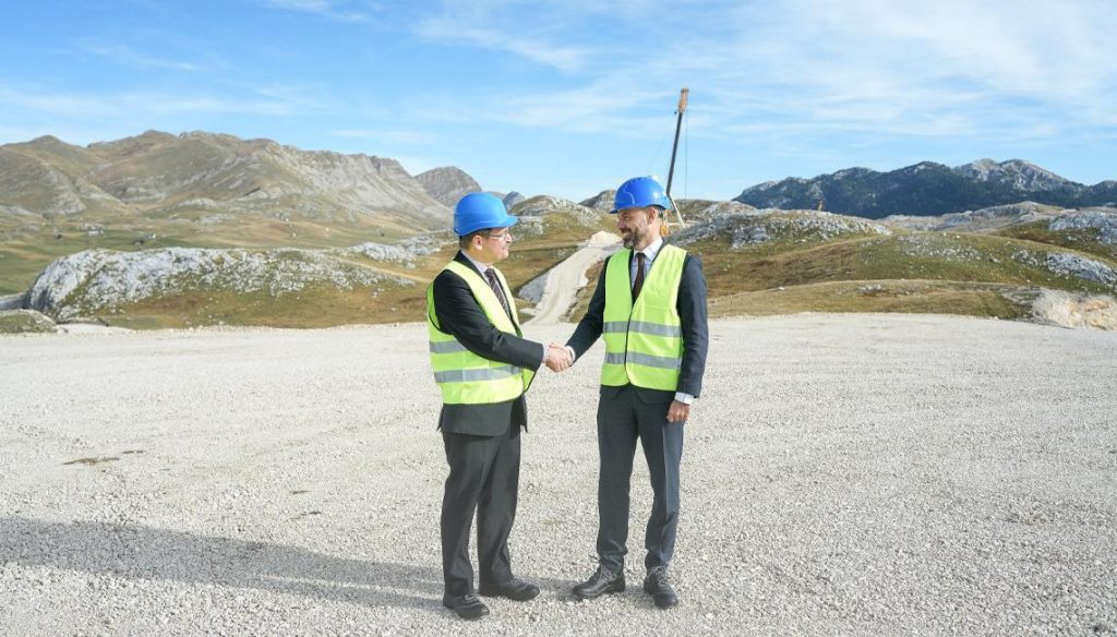 Ambasador Njemačke posjetio VE Gvozd: Počela montaža vjetroturbina