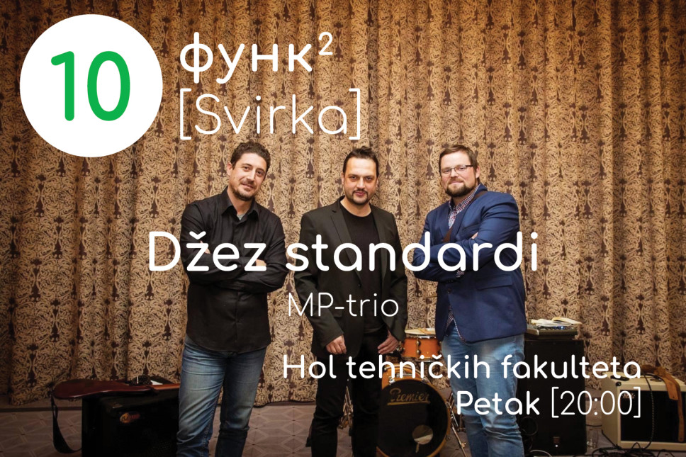 FUNK svirka: Jazz MPTrio