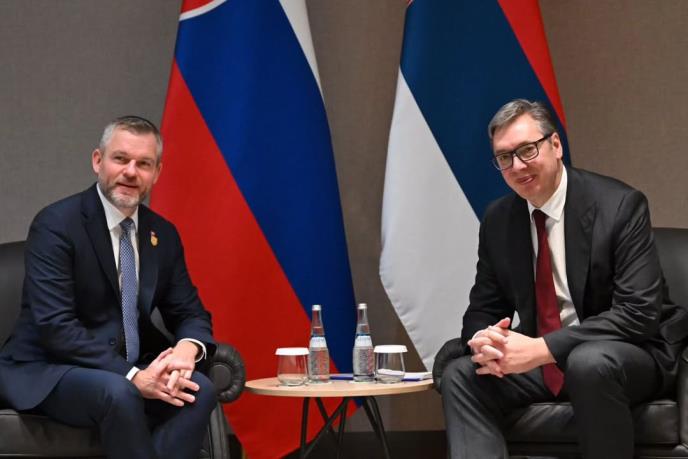 Vučić sastao se sa Pelegrinijem: Prijateljski i sadržajan razgovor! Predsjednik Slovačke prihvatio poziv da posjeti Srbiju