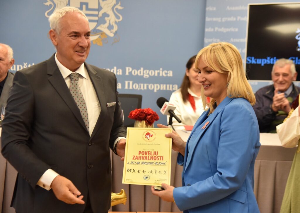 Skupština Glavnog grada domaćin sportskim legendama, Borovinić Bojović poručila: Hvala vam što ste Podgoricu i Crnu Goru proslavili uspjesima širom svijeta