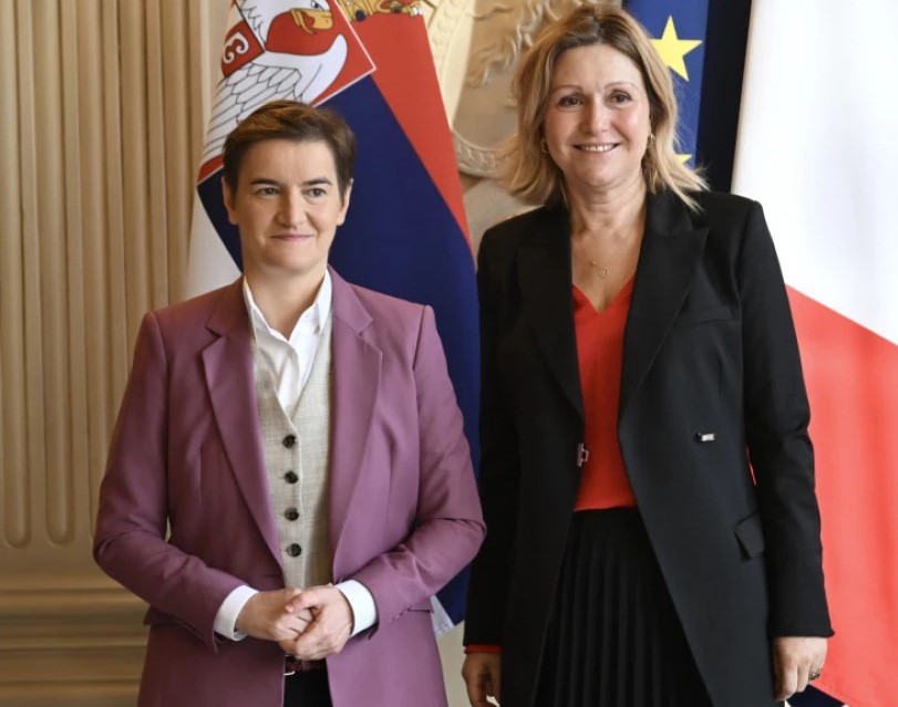 Brnabić u Parizu razgovarala sa predsjednicom francuske Narodne skupštine Jael Bron-Pive