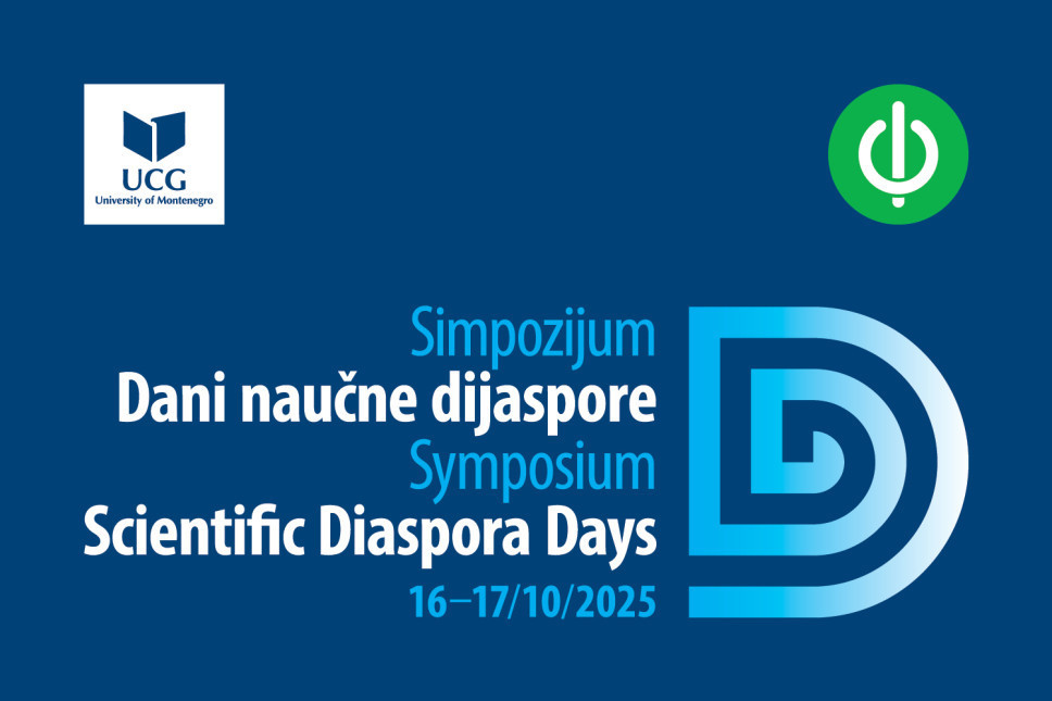 Dani naučne dijaspore 2025 – 16. i 17. oktobra na Univerzitetu Crne Gore