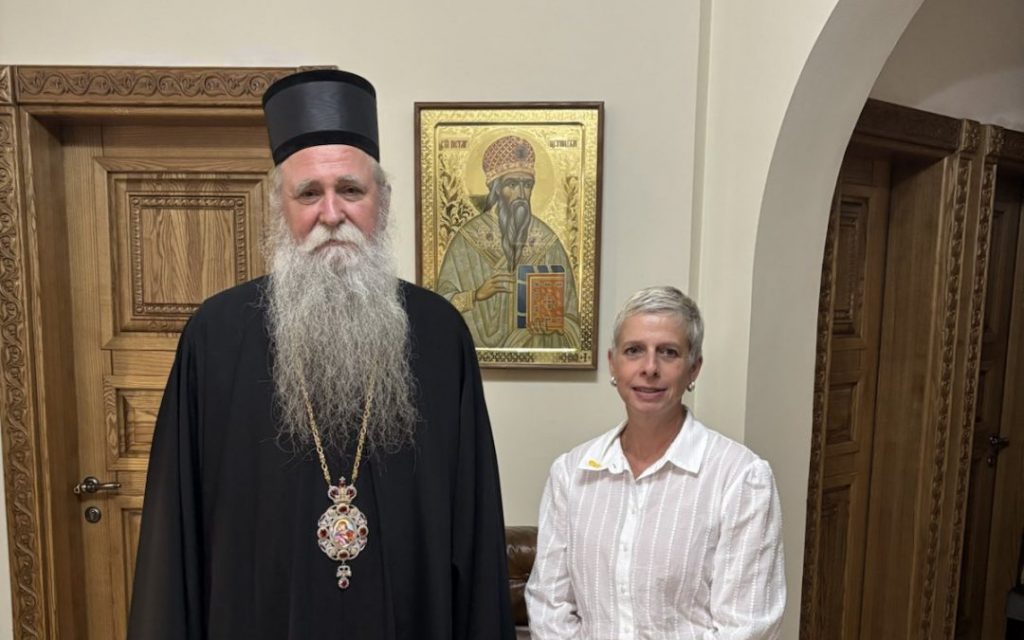 Susret Mitropolita Joanikija sa Ambasadorkom Izraela: Izuzetan značaj prekida vatre u Gazi