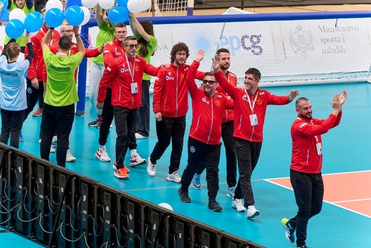 Golbal reprezentacija Crne Gore u četvrtfinalu EP A divizije