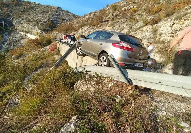 Saobraćajna nezgoda na putu Cetinje – Podgorica