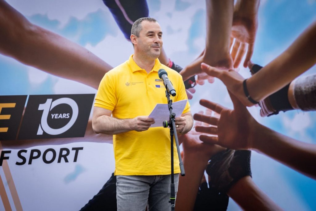 Ministar Šćekić svečano otvorio centralni događaj Evropske nedjelje sporta na Trgu Svetog Petra Cetinjskog u Podgorici