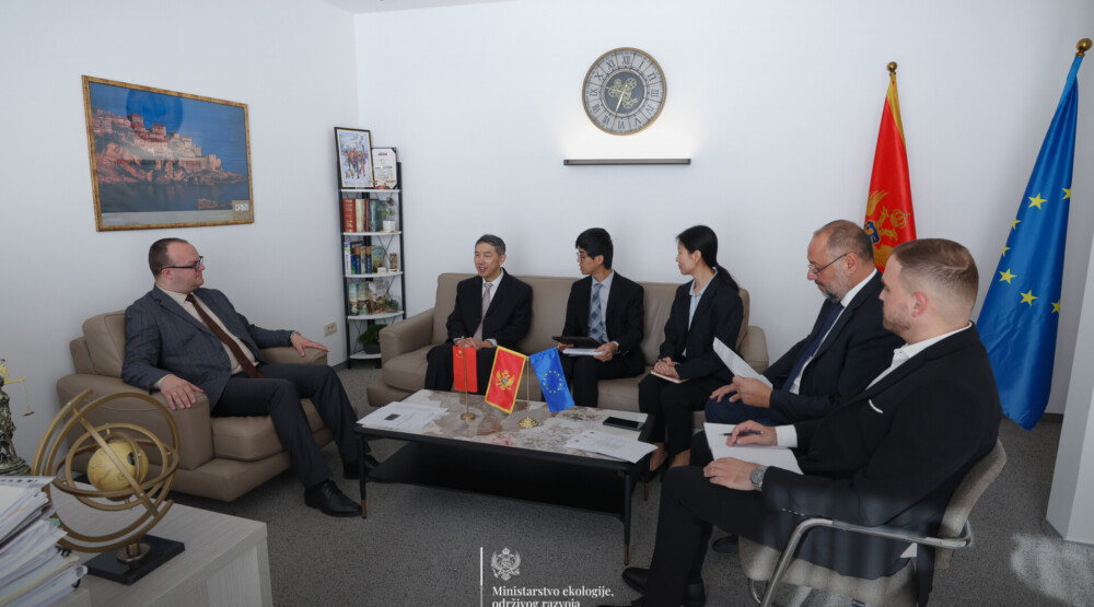Ćulafić sa kineskim ambasadorom: Međunarodna saradnja značajna u sprovođenju ekoloških politika i ostvarivanju ciljeva održivog razvoja