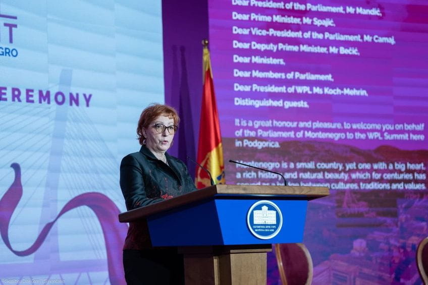 Popović predsjedavala Samitom žena političkih liderki: Delegacije podnijele izjave nacionalnih delegacije i pohvalile napredak Crne Gore