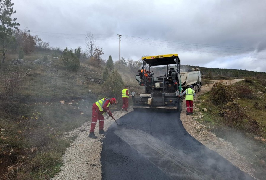 Završeno asfaltiranje lokalnog puta Gornja Glisnica-Donja Glisnica u Pljevljima