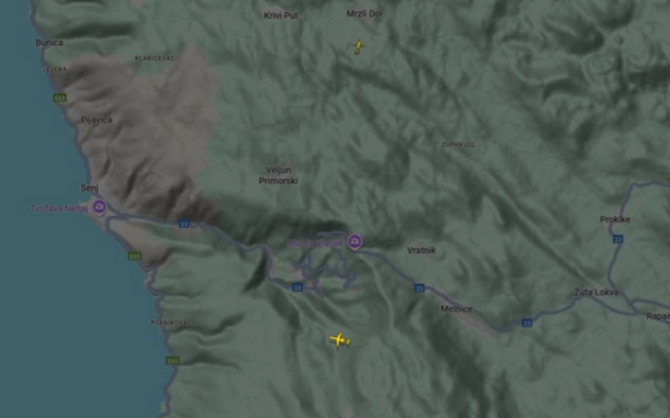 Nestao turski avion na liniji Zagreb-Rijeka, nađeno tijelo pilota