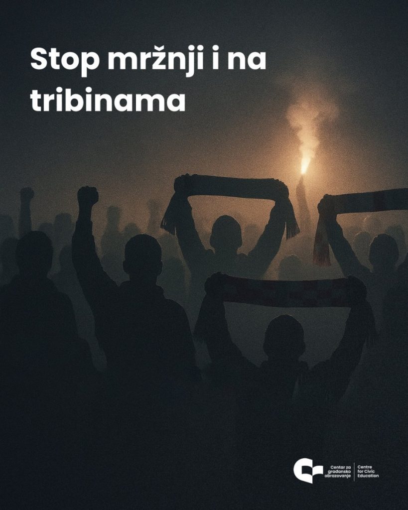CGO: Govor mržnje na tribinama mora biti sankcionisan, vlast reagovala selektivno