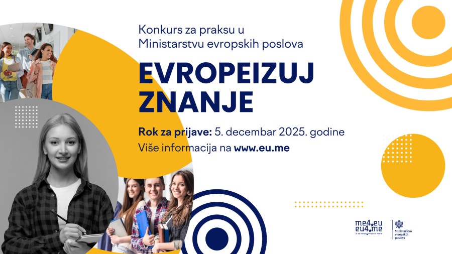 Ministarstvo evropskih poslova otvorilo konkurs za praksu „Evropeizuj znanje“