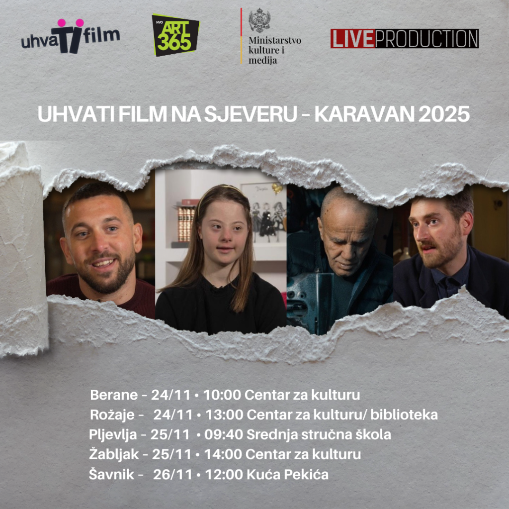 „Uhvati film na sjeveru – Karavan“ stiže u pet gradova Crne Gore