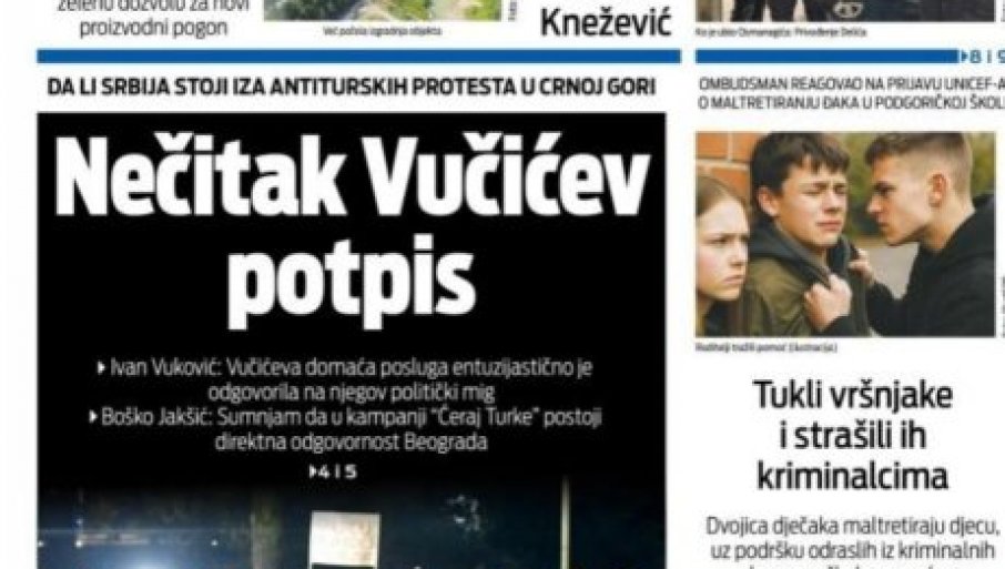 Nečitak potpis klasičnih propagandista: Vijesti okrivile Vučića za „antiturski“ protest