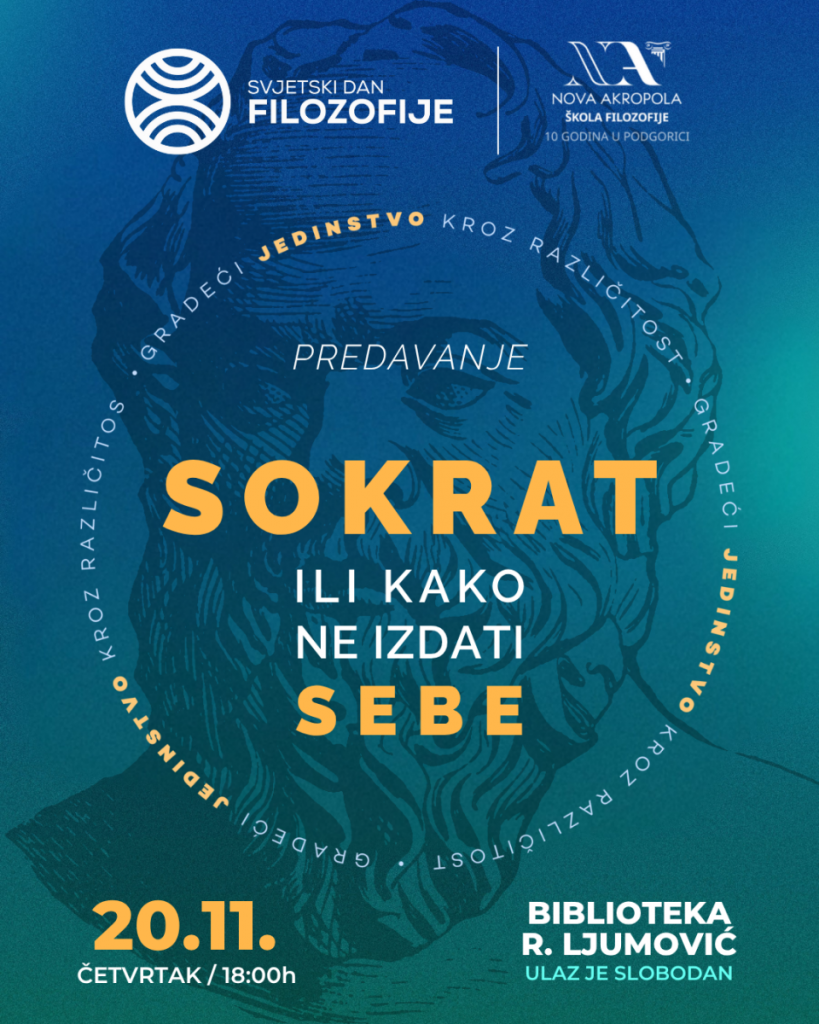 Dan filozofije u Biblioteci – „Sokrat ili kako ne izdati sebe“