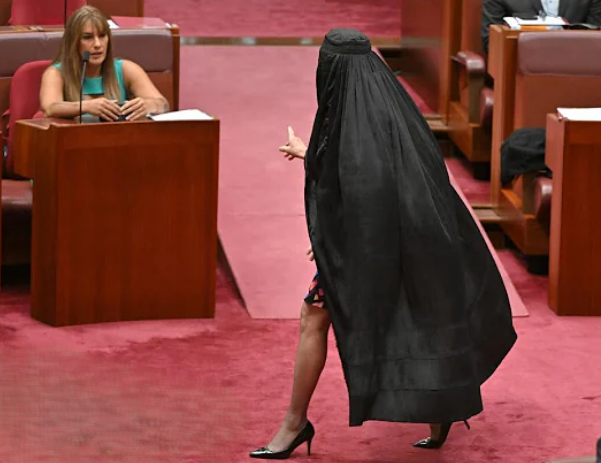 Australijska senatorka Polin Hanson suspendovana zbog nošenja burke u znak protesta