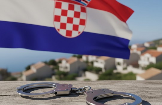 hrvatska zastava i lisice
