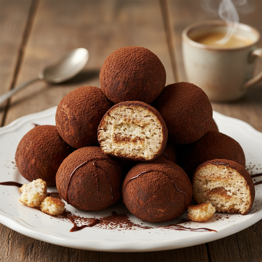 Tiramisu truffles bombice