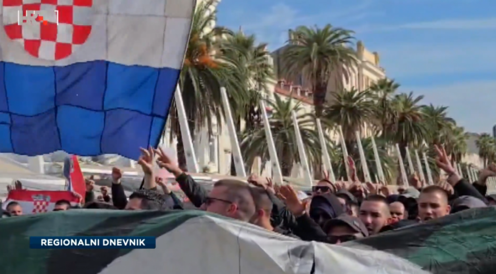 Slučaj protesta u Splitu ogolio svo licemjerje zagrebačke politike: Dok im buja ustašluk uz „nacističke ruke“ i mržnja prema Srbima u „lijepoj njihovoj“ Zagreb ćuti – a Crnu Goru ucjenjuju!