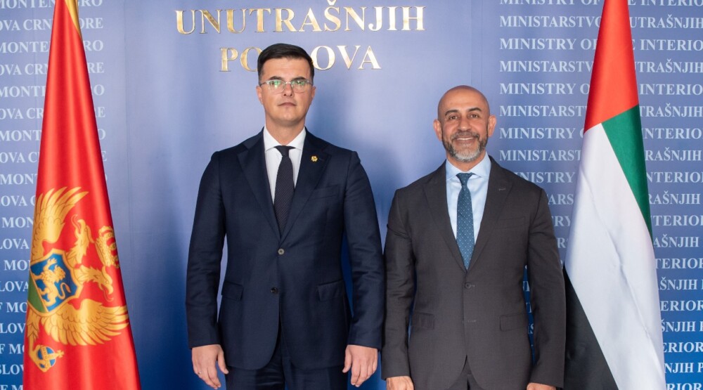 Šaranović-Lootah: UAE podržavaju napore Crne Gore u daljoj modernizaciji policije