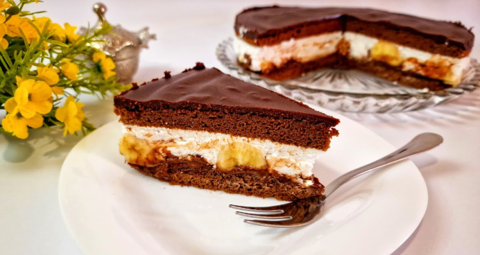 Čokoladna torta sa bananama