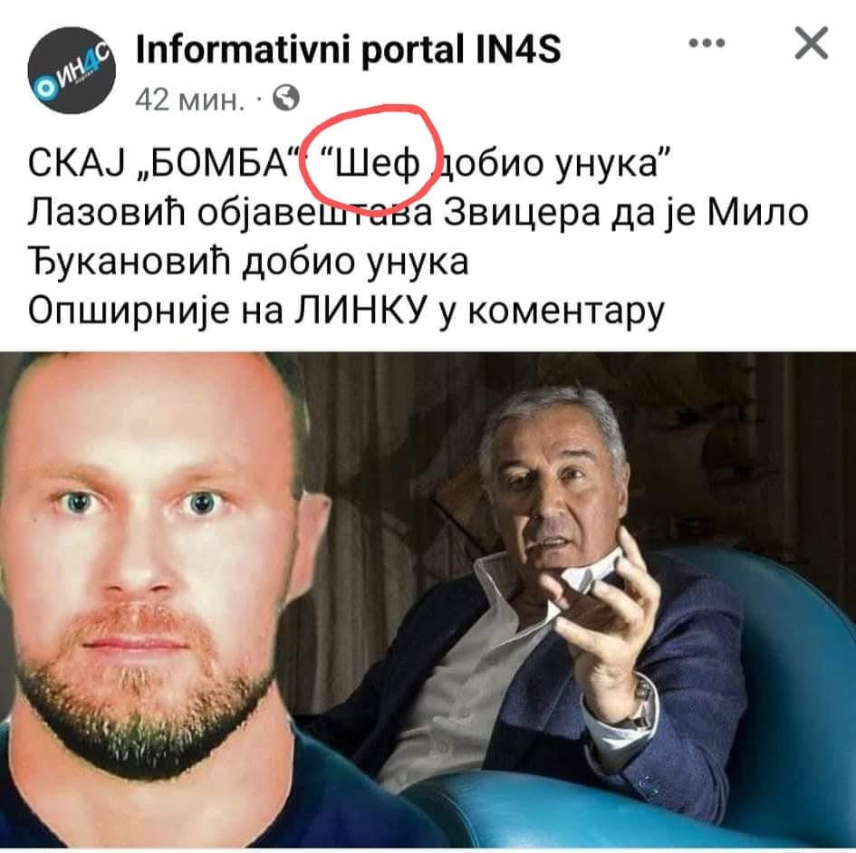 sef dobio unuka skaj